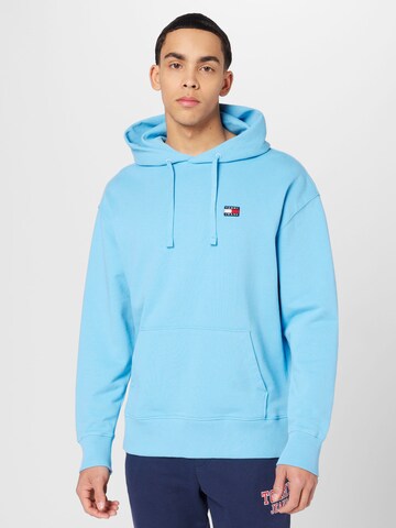 Sweat-shirt Tommy Jeans en bleu : devant