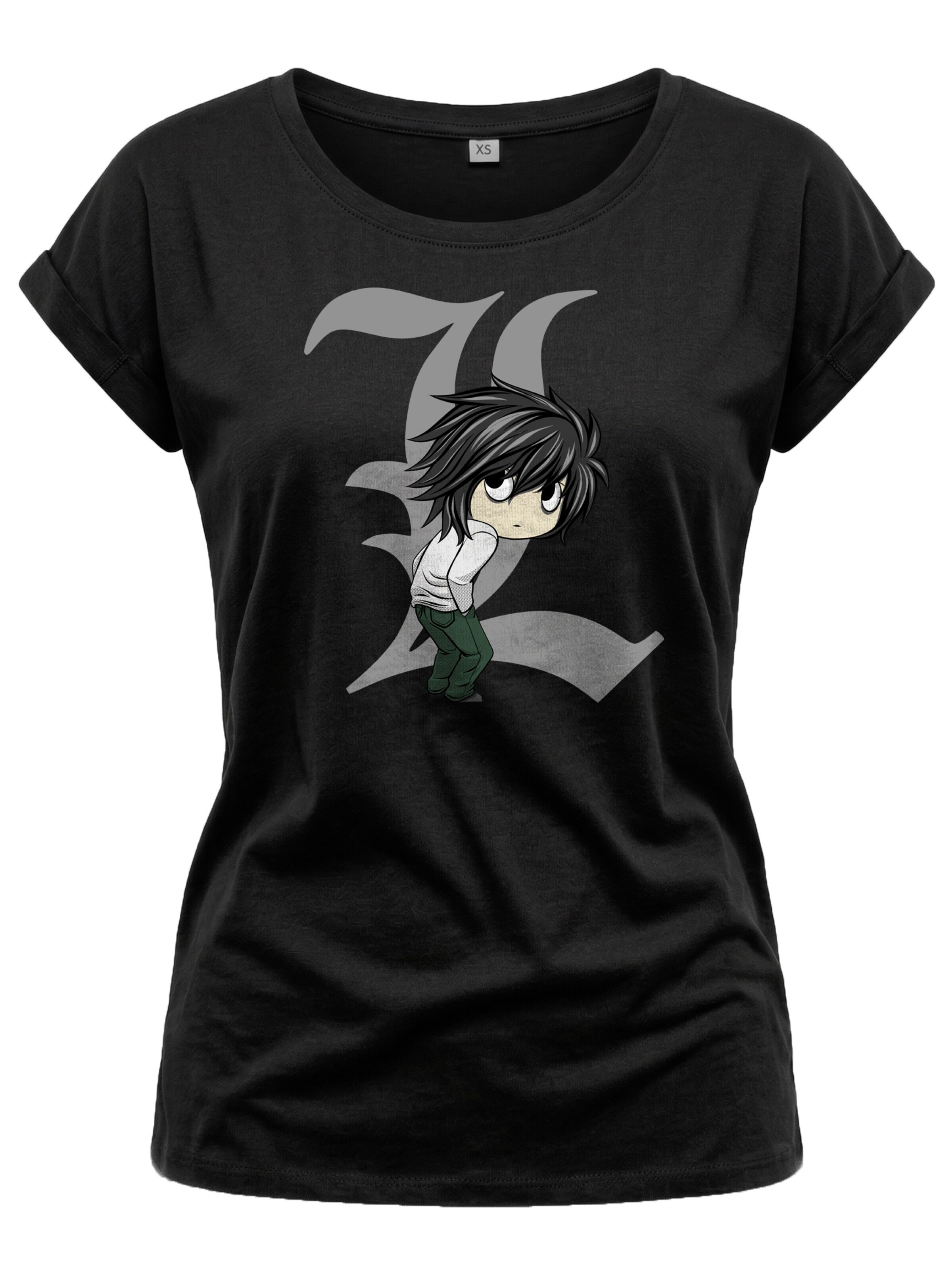 MAKAYA Shirt 'Figur' in Black: front