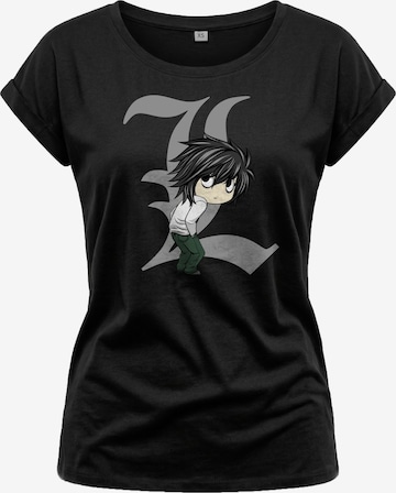 MAKAYA Shirt 'Figur' in Black: front