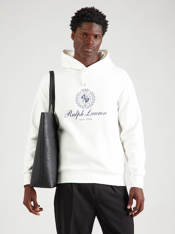 Felpa di Polo Ralph Lauren in bianco: frontale