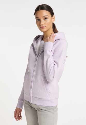 MYMO Sweat jacket in Purple: front