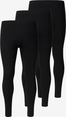 fashionshowcase - Calzoncillo largo 'THERMOWEAR' en negro: frente