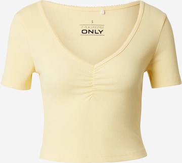 ONLY Футболка 'ONLBETTY' в Желтый: спереди
