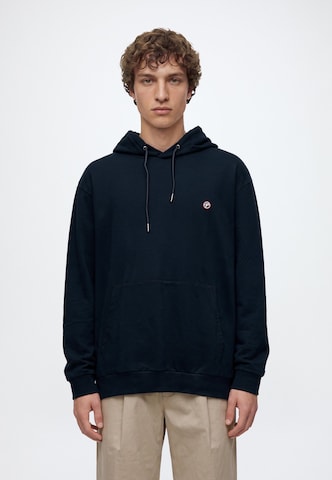 Sweat-shirt Petrol Industries en bleu : devant