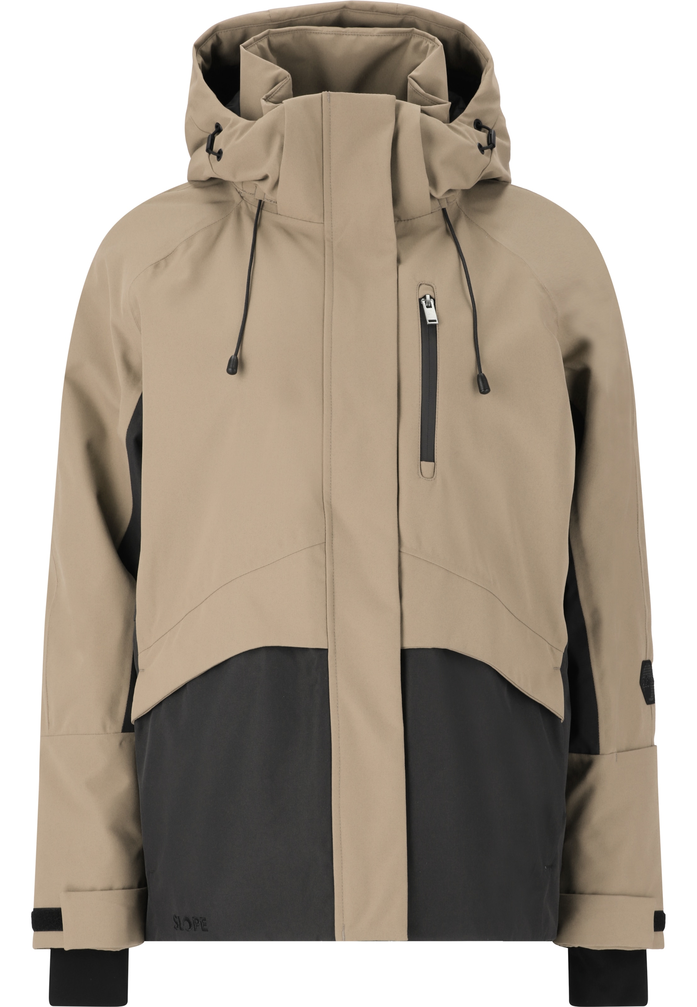 SLOPE Skijacke 'Kenai' in Beige: Vorderseite