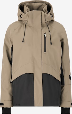 SLOPE Athletic Jacket 'Kenai' in Beige: front