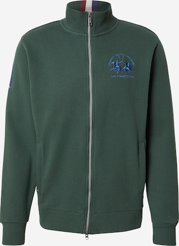 žalia La Martina Megztinis be užsegimo: priekis