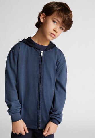 North Sails Zip-Up Hoodie in Blue