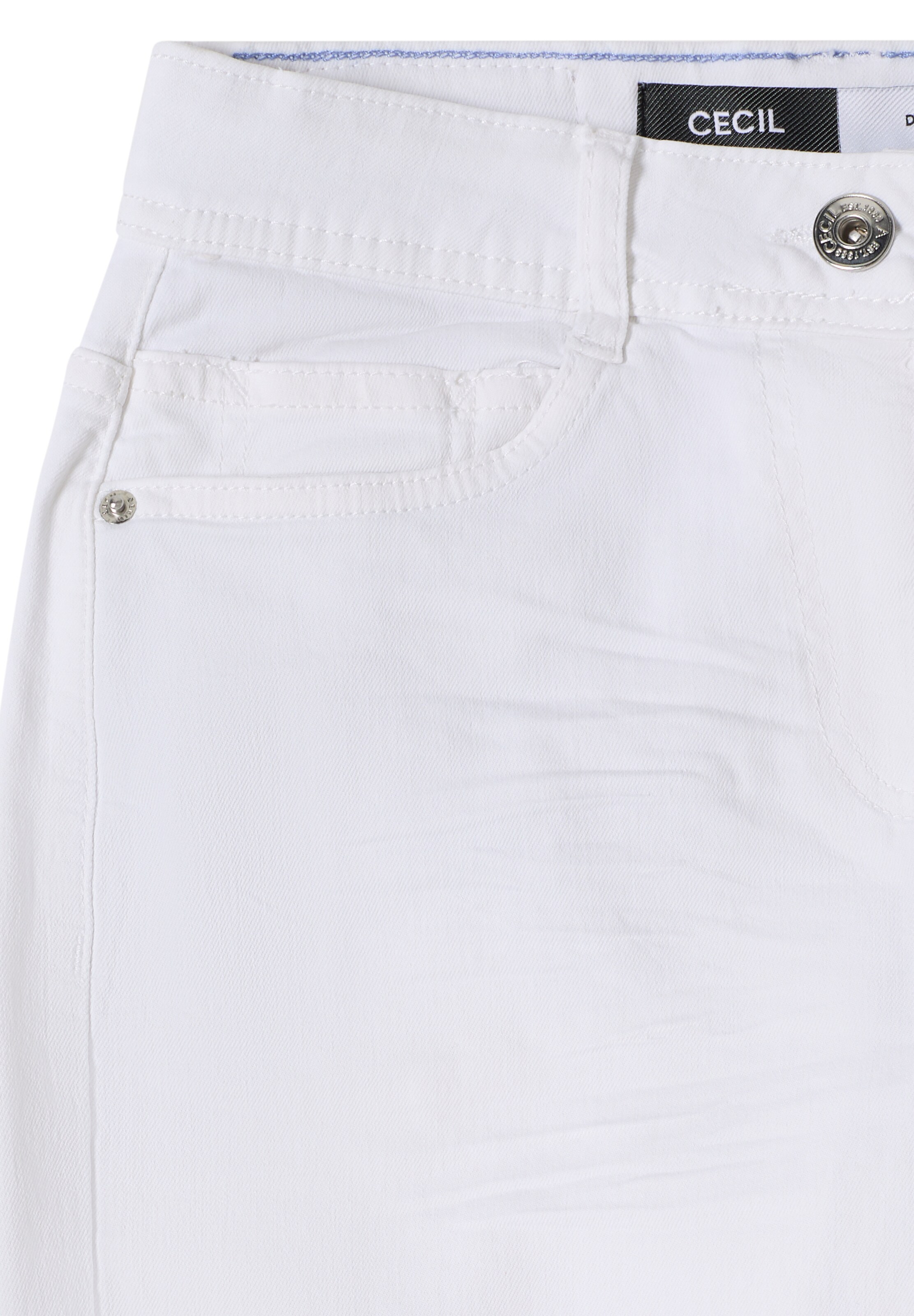 CECIL Wide leg Jeans 'Neele' in White