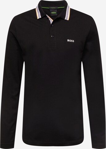 BOSS Shirt 'Plisy' in Zwart: voorkant