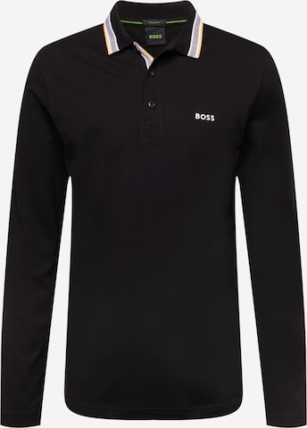 BOSS Green Shirt 'Plisy' in Schwarz: predná strana