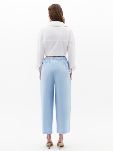 Baggy Pantalon à pince OXXO en bleu