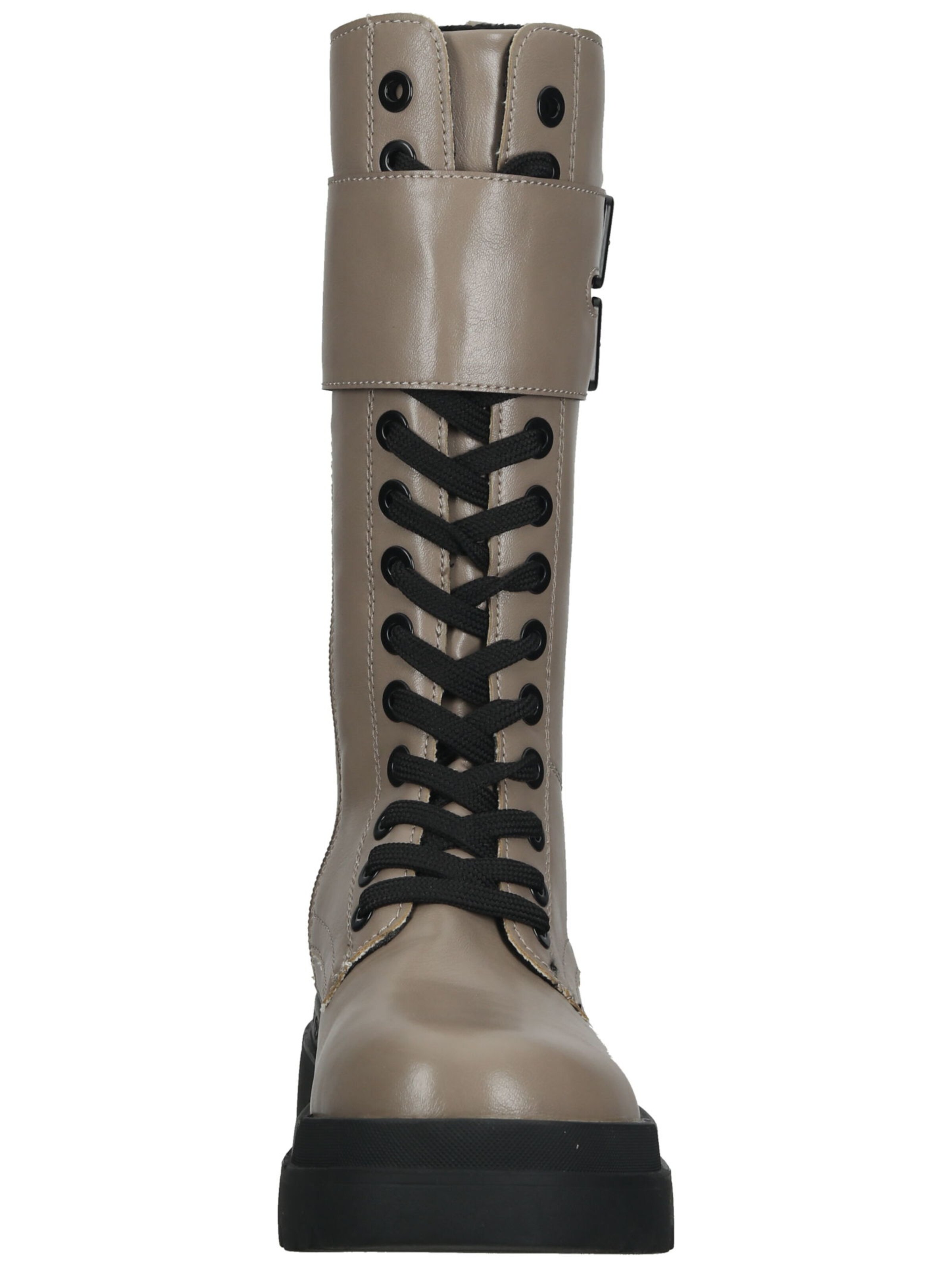 TOM TAILOR Schnürstiefel in Beige