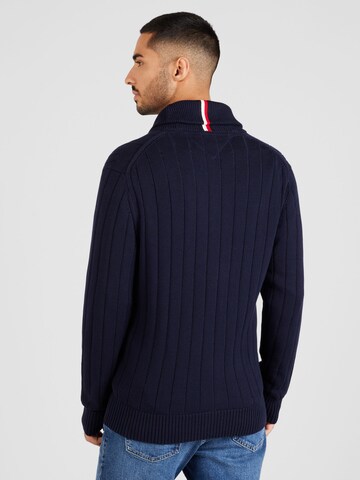 TOMMY HILFIGER Strickjacke in Blau