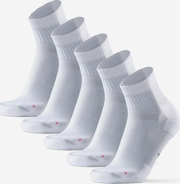 Chaussettes de sport DANISH ENDURANCE en blanc : devant