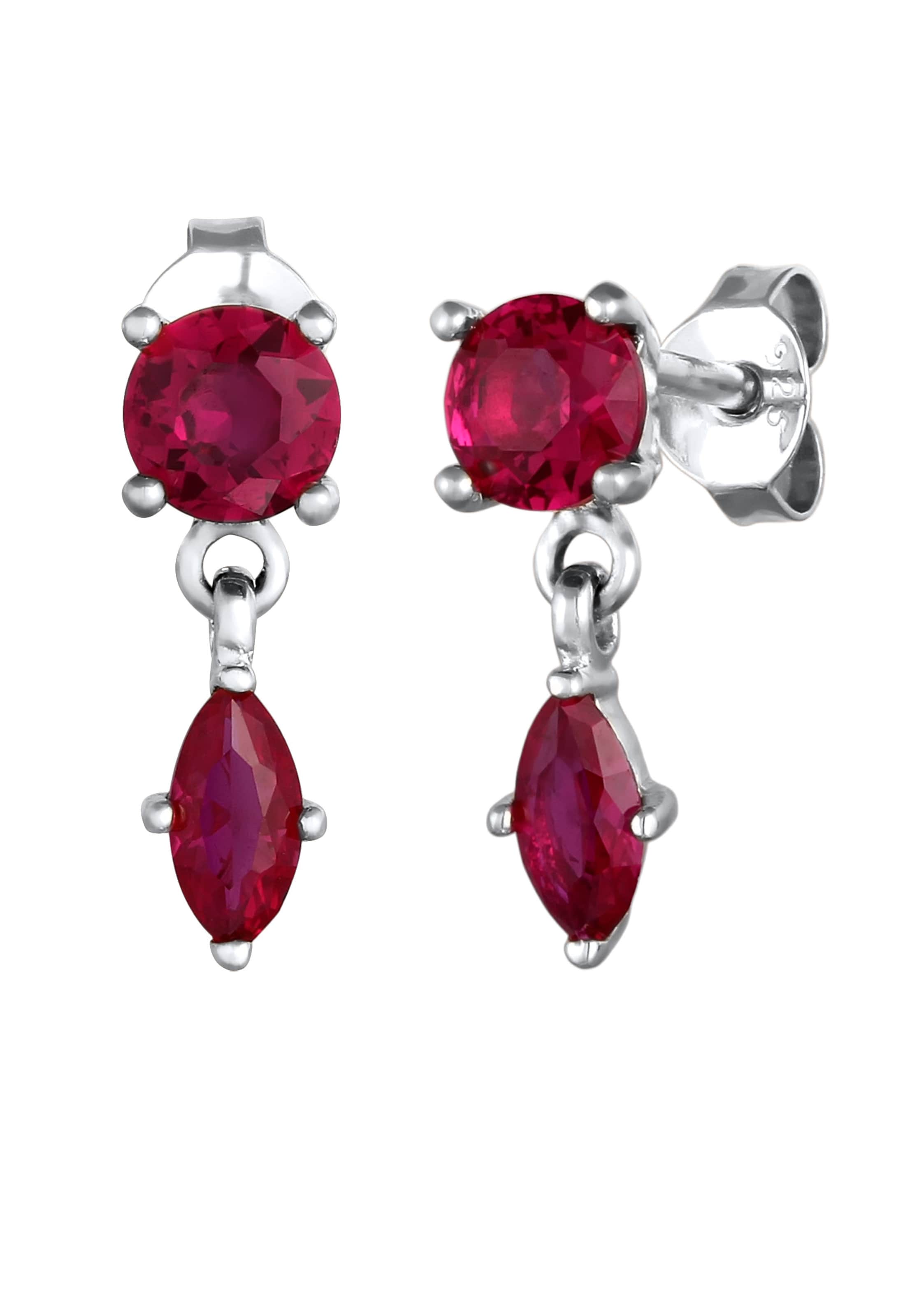 Boucles d'oreilles ELLI PREMIUM en argent : devant