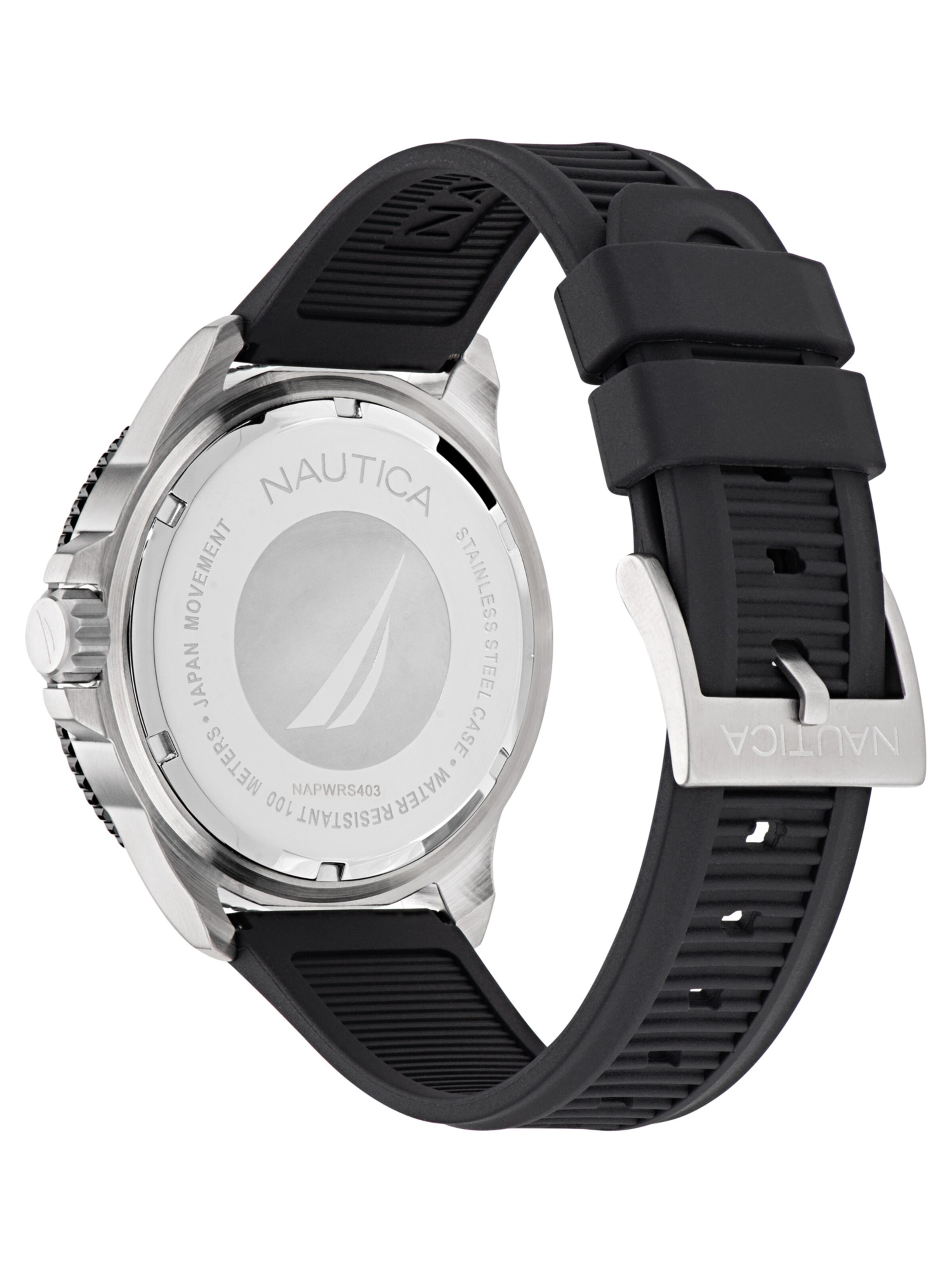 NAUTICA Uhr  'WINDROSE ' in Silber