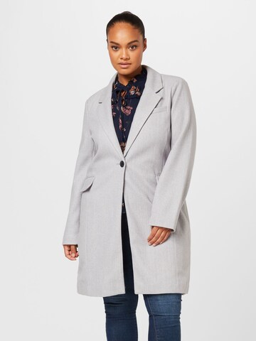 ONLY Carmakoma Between-Seasons Coat 'NANCY' in Grey: front