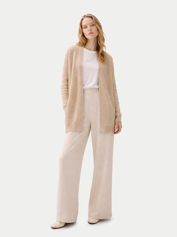 Giacchetta 'Ajour Knit Open-Front Cashmere Cardigan' di GOBI Cashmere in beige