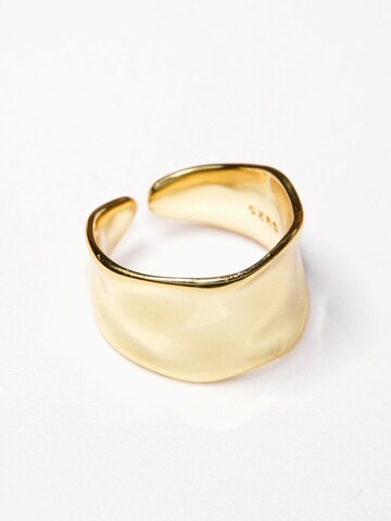 ARS-ARGENTI Ring '#011 NO SAINT' in Gold: front