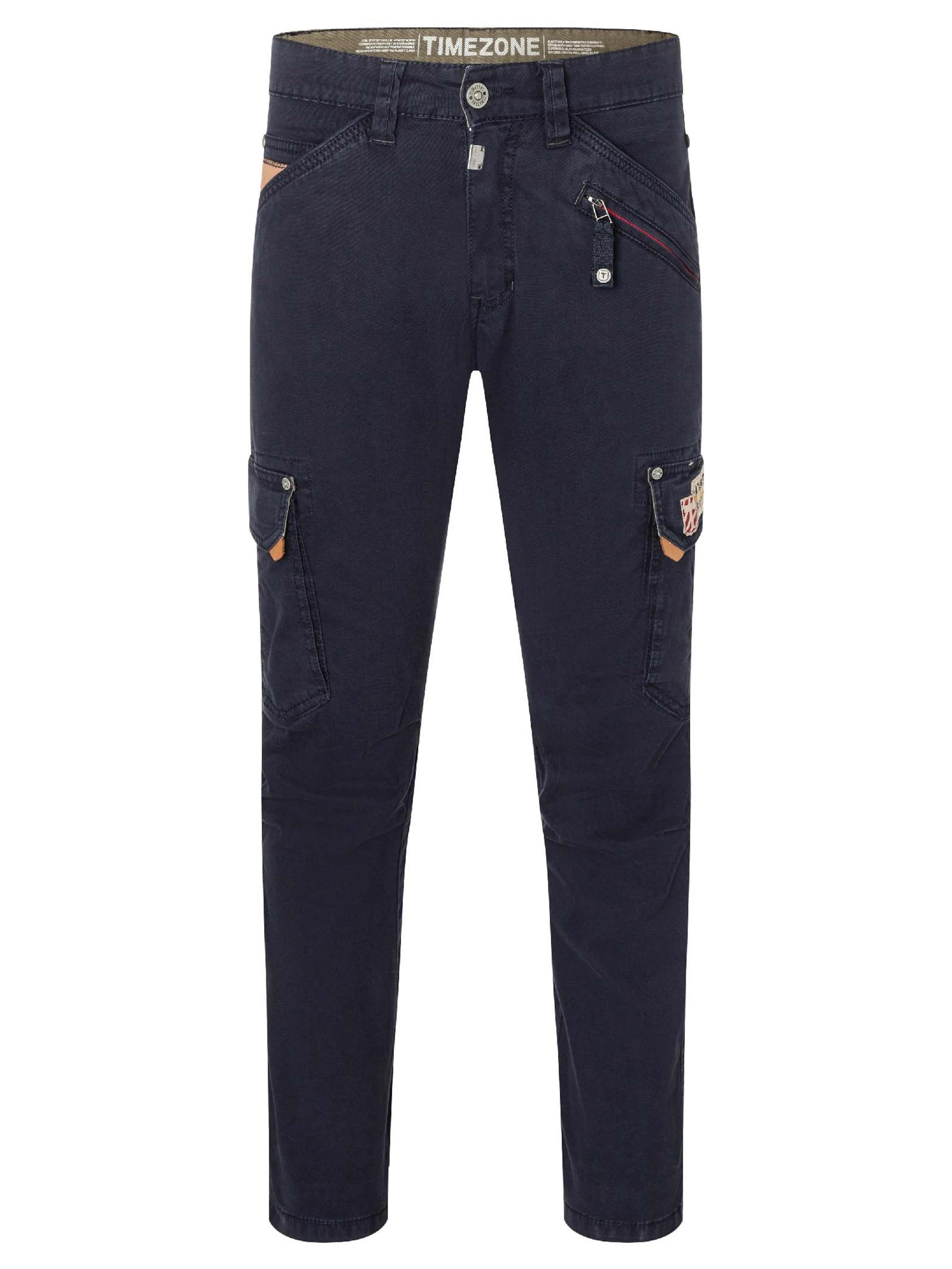 TIMEZONE Cargo Pants 'Regular RogerTZ' in Blue: front