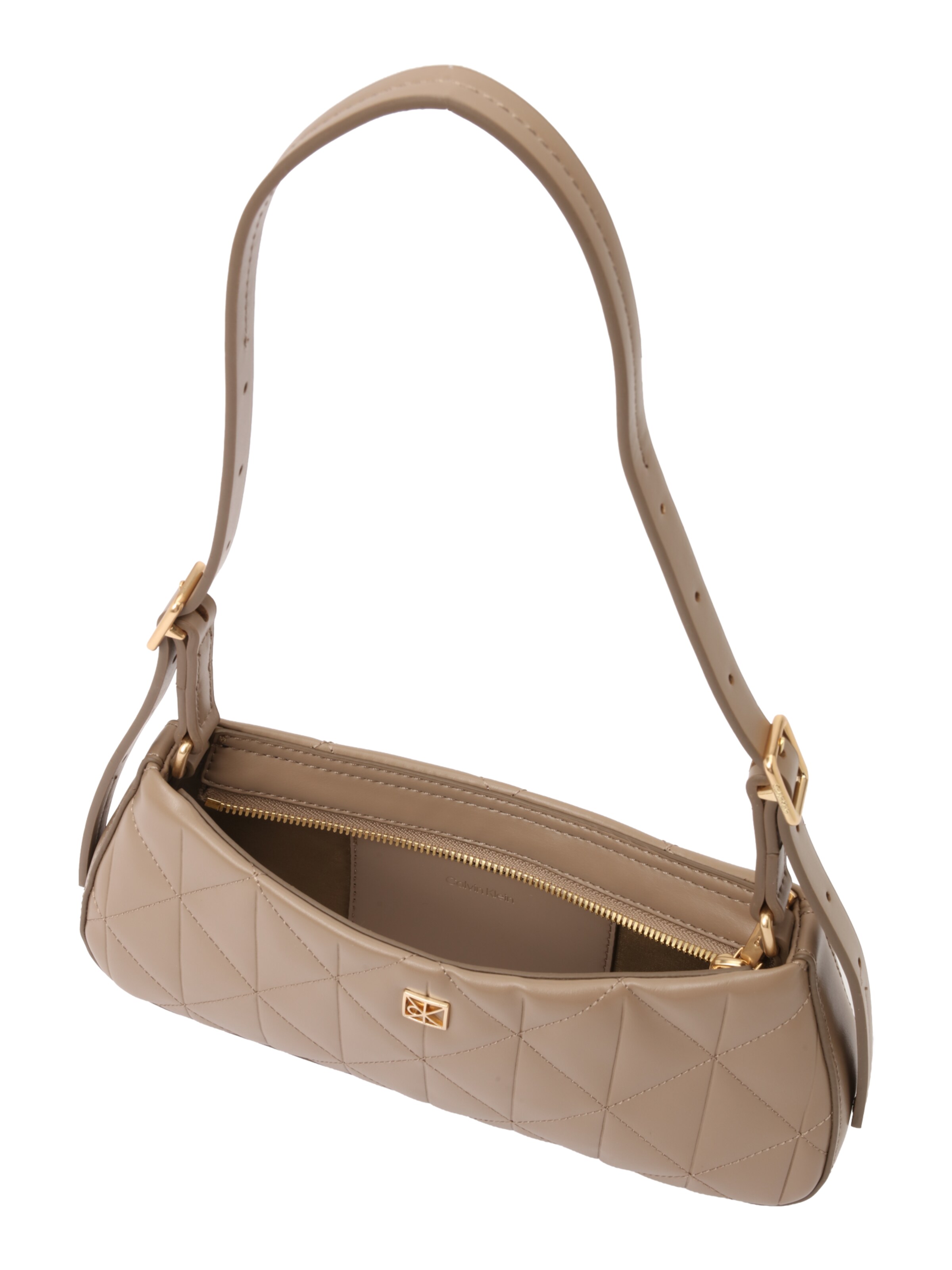 Calvin Klein Schultertasche in Braun: oben