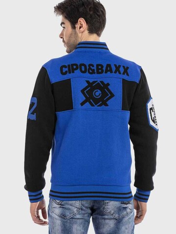 CIPO & BAXX Sweatjacke in Blau