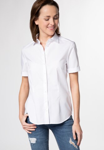 ETERNA Blouse in Wit: voorkant