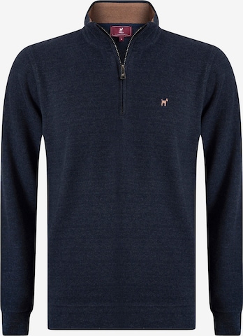 Sweat-shirt Williot en bleu : devant