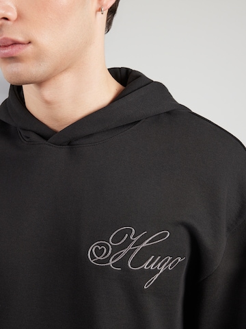 HUGO Суичър 'Dalento' в черно