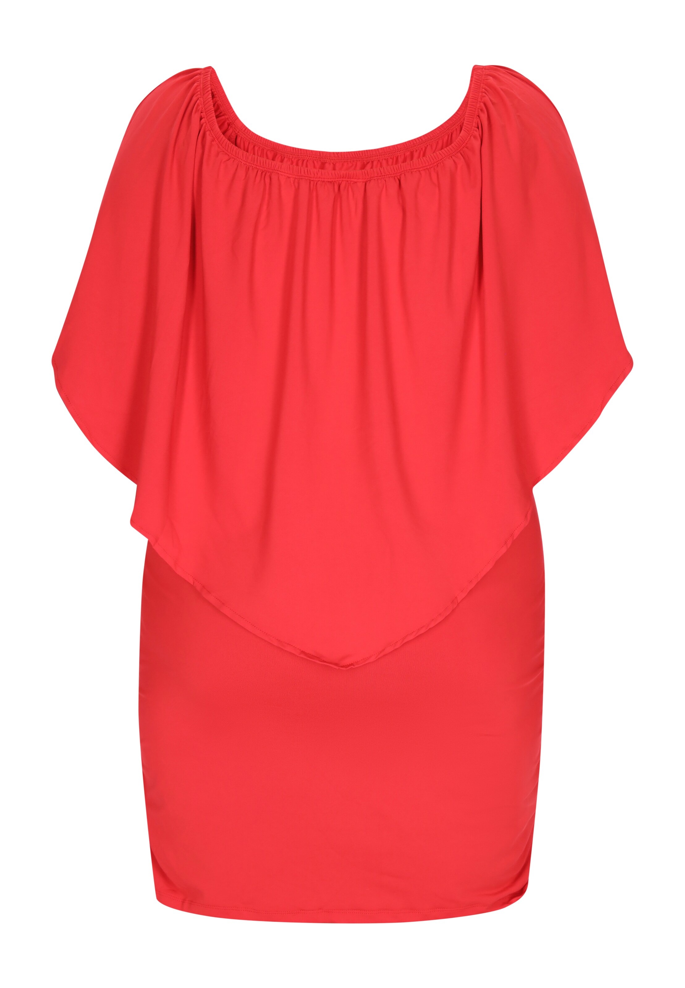 faina Zomerjurk in Rood