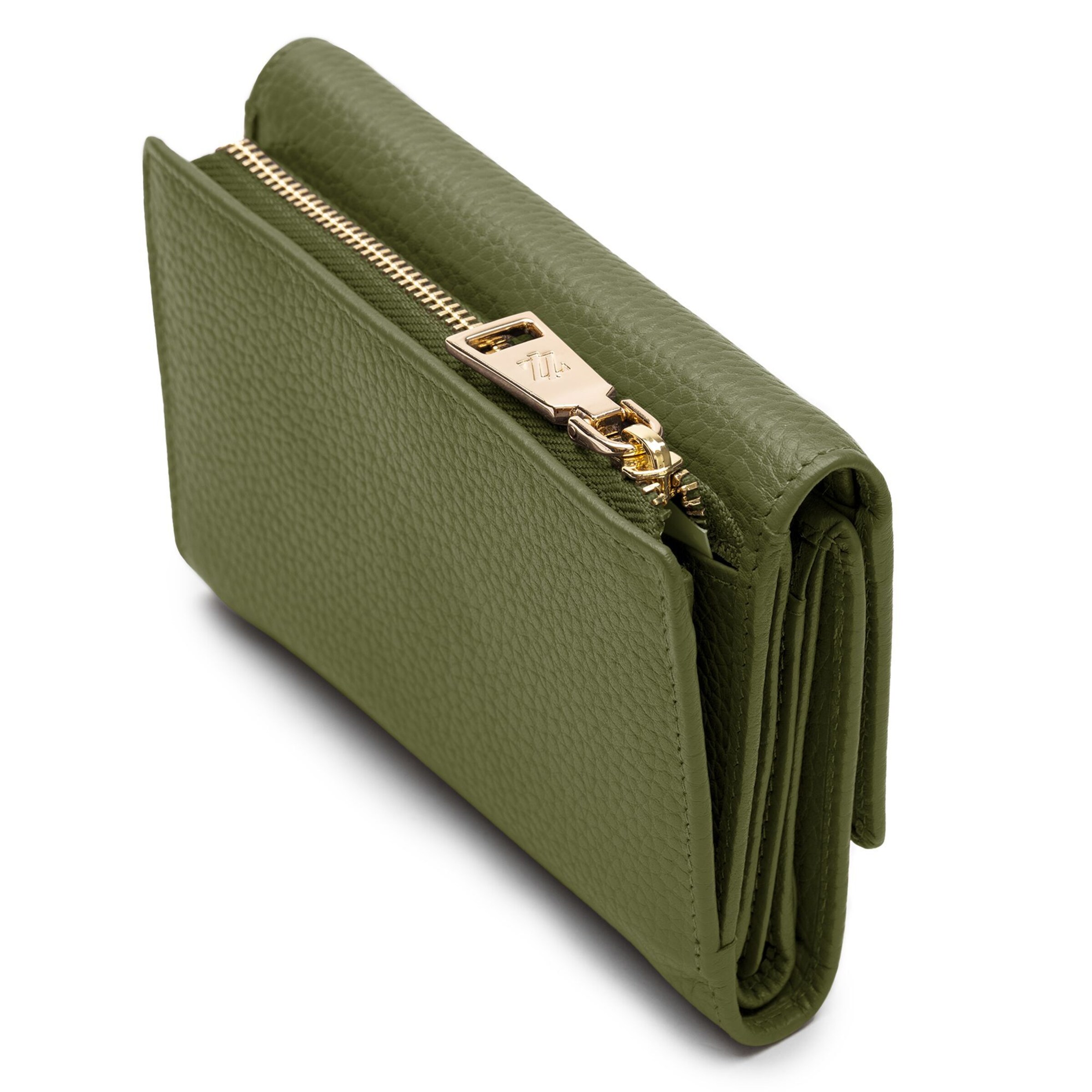 Lazarotti Wallet 'Bologna' in Green