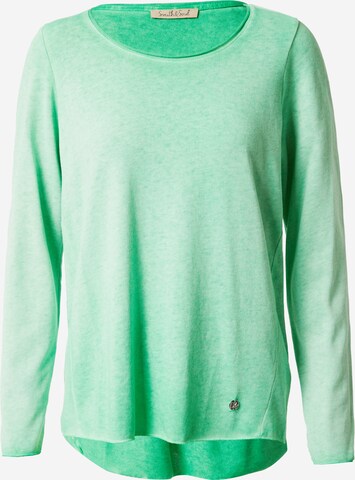 Pull-over Smith&Soul en vert : devant