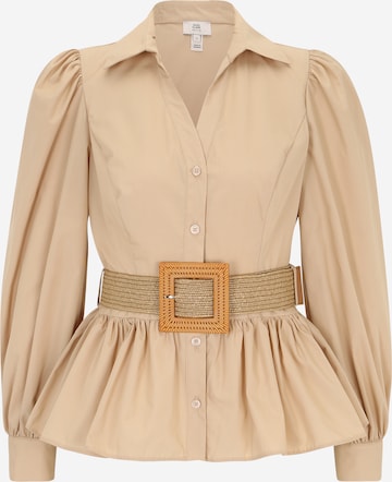 River Island Petite Blouse in Beige: front