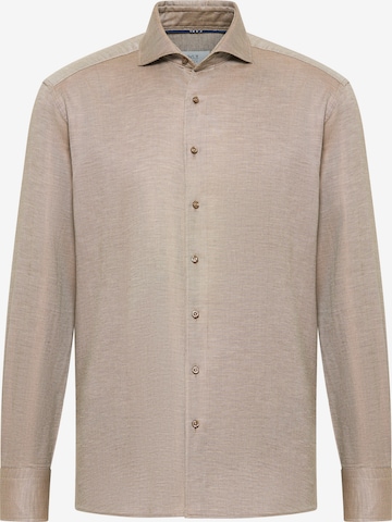 ETERNA Comfort fit Business Shirt in Beige: front