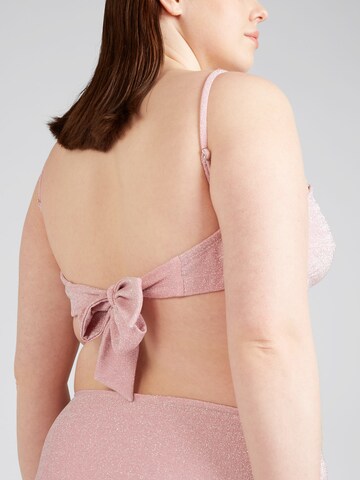 CITA MAASS Bandeau Bikini top 'Jenny' in Pink