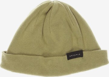 Rotholz Hat & Cap in One size in Green: front