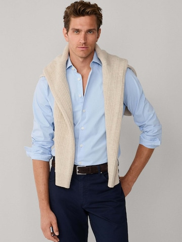 Hackett London Regular Fit Hemd in Blau