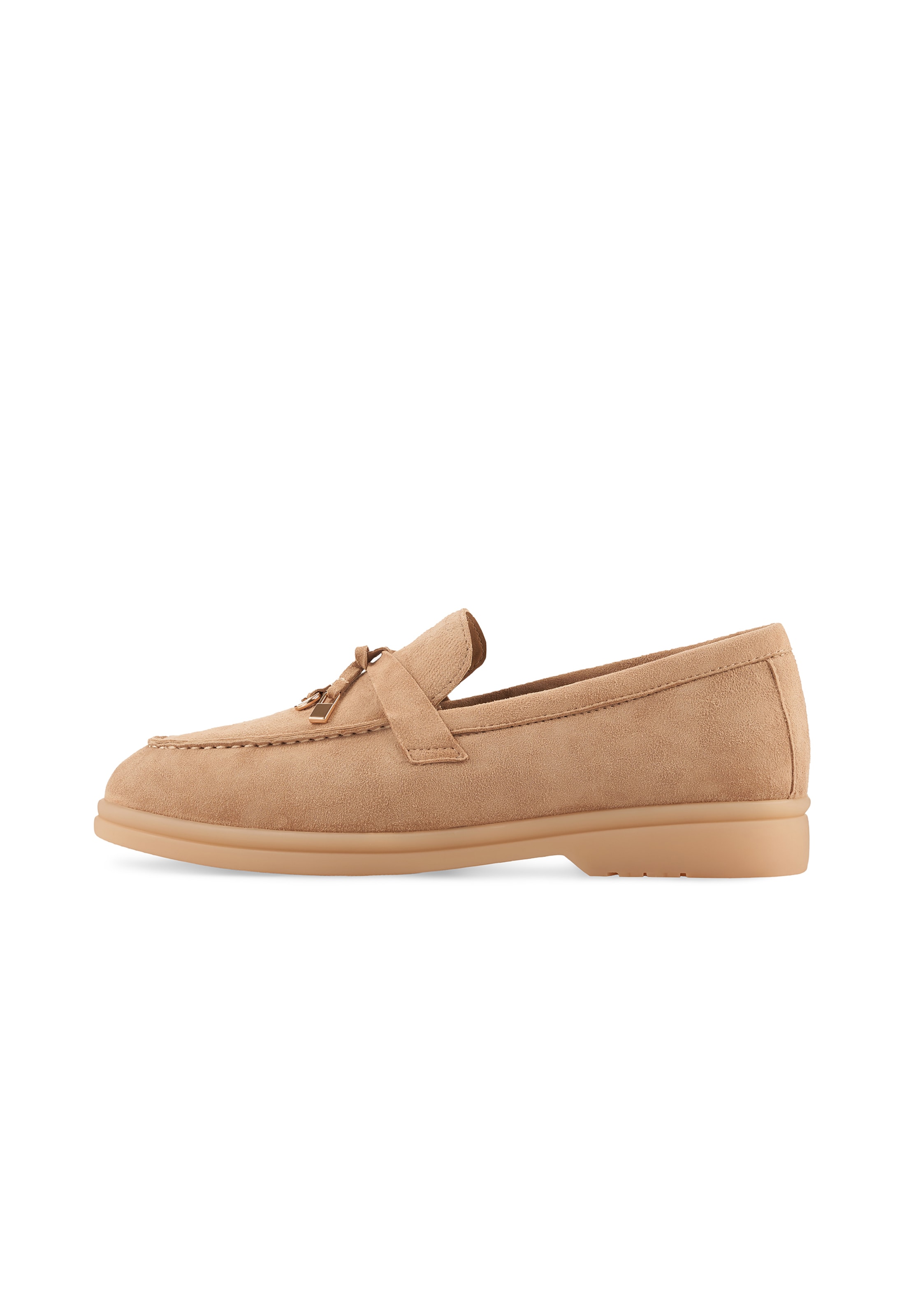 CESARE GASPARI Moccasin in Beige: front