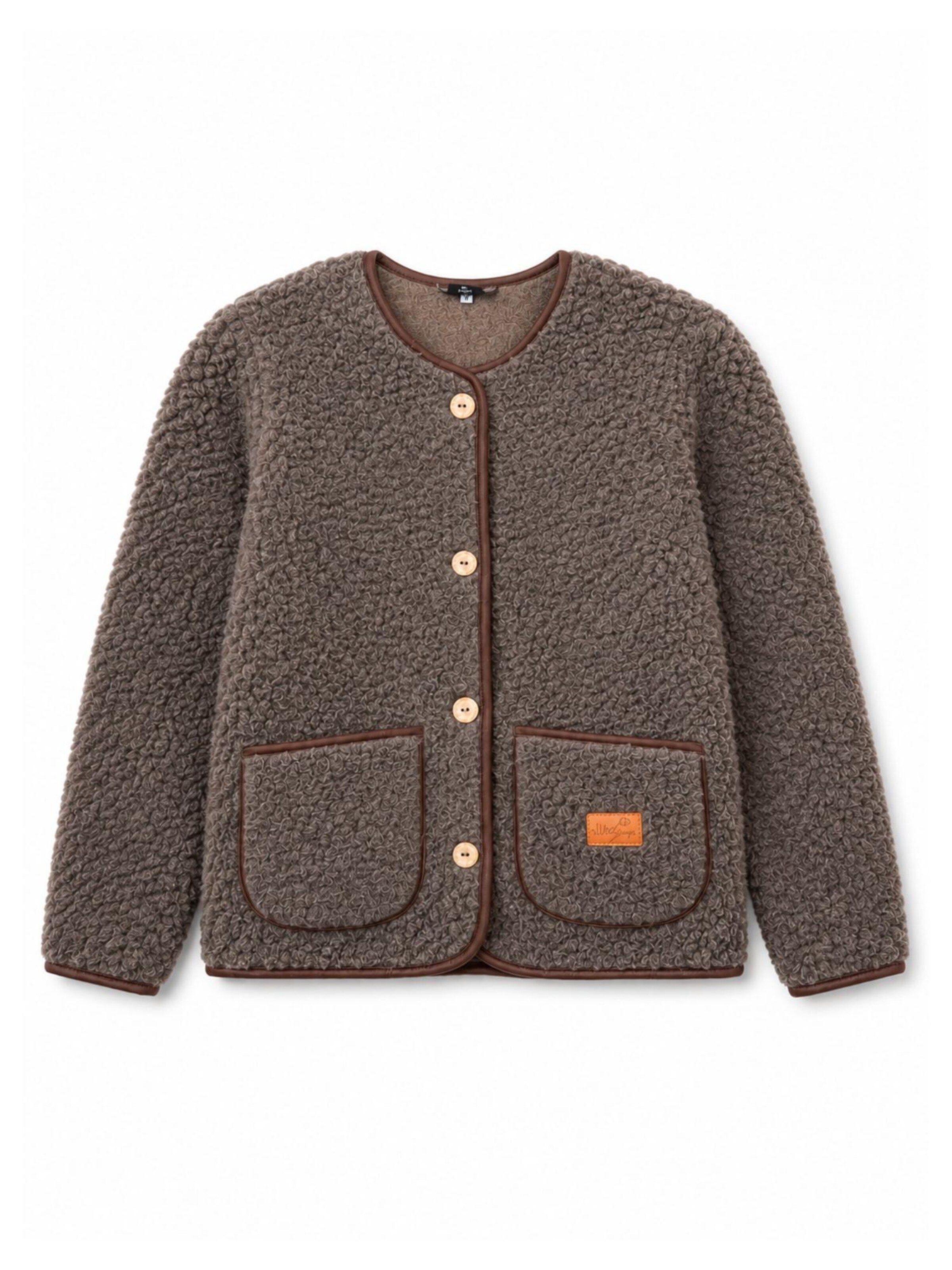 awoolco Übergangsjacke‌‌ in Braun: Vorderseite