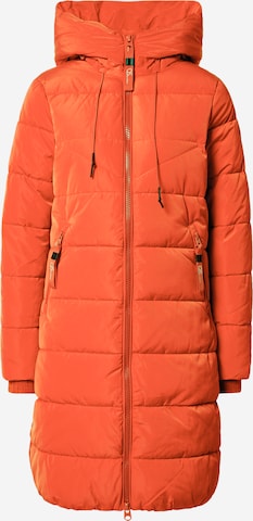 Manteau mi-saison QS en orange : devant