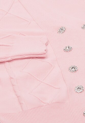 carato Knit Cardigan in Pink