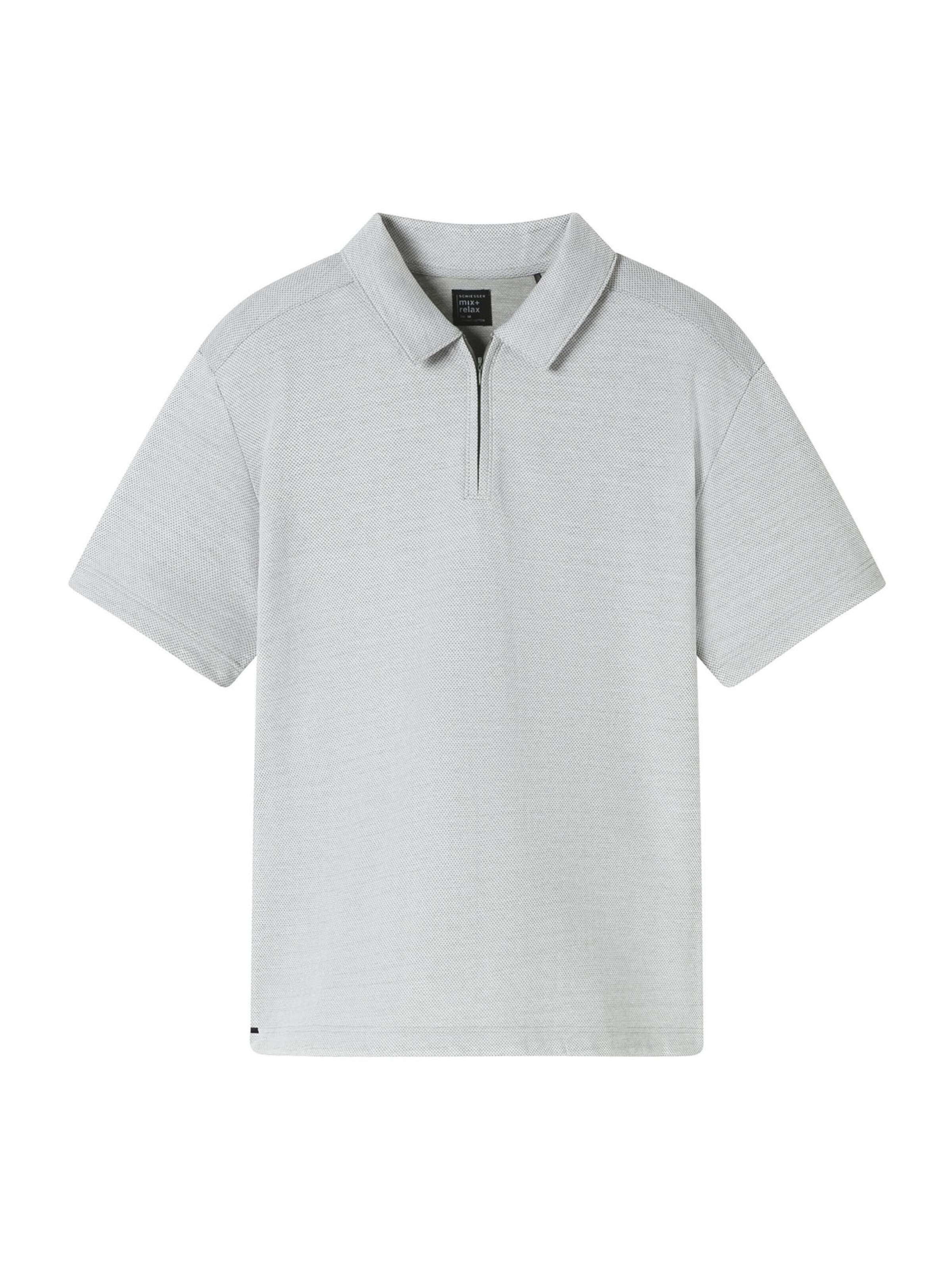 SCHIESSER Shirt ' Mix Relax ' in Light grey / Off white, Item view