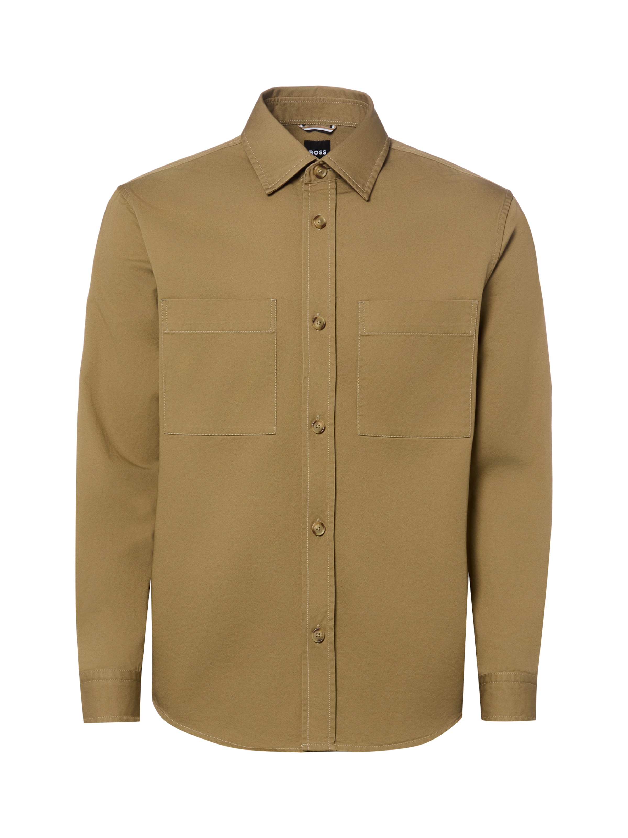 BOSS Comfort fit Button Up Shirt 'Owen' in Green: front