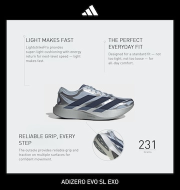 ADIDAS PERFORMANCE Běžecká obuv 'Adizero Evo Sl Exo' – modrá