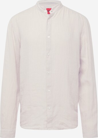 HUGO Button Up Shirt 'Elvory' in Beige: front