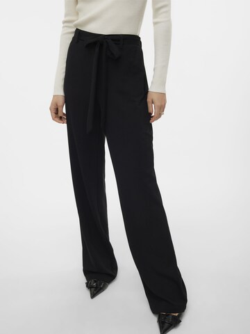 VERO MODA Wide leg Broek in Zwart