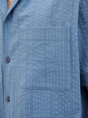 Jack & Jones Premium - Ajuste confortable Camisa 'JPRCCeaston' en azul