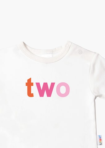LILIPUT Langarmshirt mit coolem 'TWO'-Print in Weiß