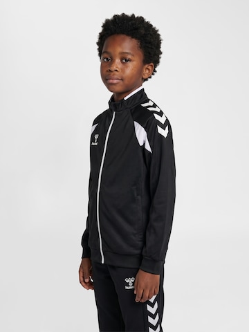 Hummel Sports sweat jacket 'Core 2.0' in Black: front